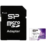  Карта памяти Silicon Power SP128GBSTXDU3V20AB microSD 128GB Superior Pro A1 microSDXC Class 10 UHS-I U3 Colorful 100/80 Mb/s (SD адаптер) 