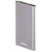  Аккумулятор внешний Buro RB-10000-QC3.0-I&O Li-Pol 10000mAh 3A+1.5A серебристый 2xUSB 