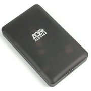  Внешний корпус для HDD/SSD AgeStar 3UBCP3 SATA пластик черный 2.5" 