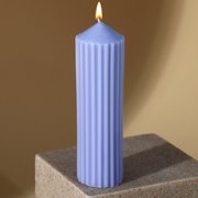  Свеча интерьерная столбик «Эстетика», сиреневая (9101391) 