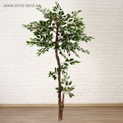  Дерево искусственное "Лист с белым" 160 см (428981) 