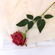  Цветы искусственные "Роза петра" 7,5*55 см, фиолетовая (3933365) 