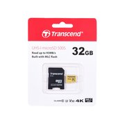  Карта памяти Transcend TS32GUSD500S micro SDHC 500S 32GB UHS-I Class U3 V30 с адаптером 
