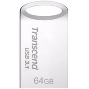  USB-флешка Transcend TS64GJF710S JetFlash 710, 64 Гб, USB 3.1 gen.1, серебряный 