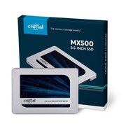  SSD Crucial MX500 2000GB (CT2000MX500SSD1) SATA 2.5" 3D TLC NAND 700TBW 560/510 MB/s, 95k/90k IOPS, 5yrs, 7mm (with 9.5mm adapter) 