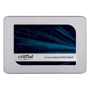  SSD Crucial MX500 1000GB (CT1000MX500SSD1) SATA 2.5" 3D TLC NAND 360TBW 560/510 MB/s, 95k/90k IOPS, 5yrs, 7mm (with 9.5mm adapter) 