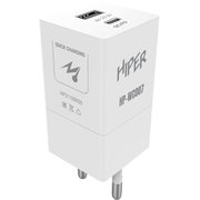  СЗУ Hiper HP-WC007 3A+2.22A PD+QC универсальное белый 