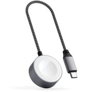  Беспроводное зарядное устройство Satechi USB-C Magnetic Charging Cable для Apple Watch серый космос 