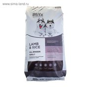  Сухой корм Blitz Lamb&Rice Adult для собак, 15 кг. (1302851) 