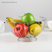  Ваза для фруктов Доляна, 23×23×11 см (890864) 