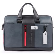  Сумка мужская Piquadro Urban CA3339UB00/GRN серый/черный натур.кожа 