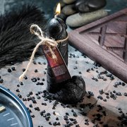  Магическая свеча "Для привлечения мужа" черная, 12см (7422973) 