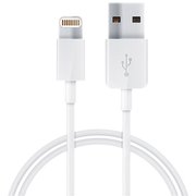  Дата-кабель Lightning 1.2м белый 