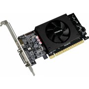  Видеокарта GIGABYTE GeForce GT710 LP (GV-N710D5-2GL) 2GB 64bit GDDR5 (954/5010) DL-DVI-I/HDMI, low profile bracket 