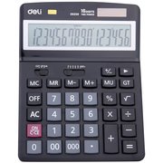 Калькулятор настольный Deli E39259 черный 16-разр. 