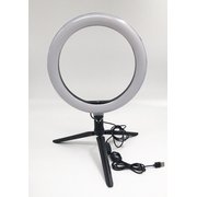  Кольцевая LED лампа Ring Fill Light (20см)+3 держателя для телефона+штатив-тренога 