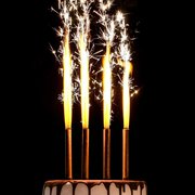  Набор тортовых свечей "Фонтаны", 12,5 см, 4 шт (1553639) 