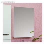  Шкаф-зеркало Анкона 60 белый глянец, левый 15,5 см х 58 см х 78 см (3603369) 