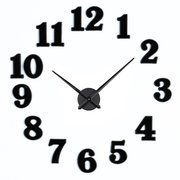  Цифры для часов 15 шт, h=2.5 см, чёрный (6385344) 