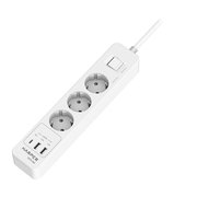  Сетевой фильтр с USB зарядкой HARPER UCH-350 PD3.0 white 