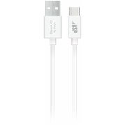  Дата-кабель Borasco USB - Type-C, 2А, 1м (белый) 