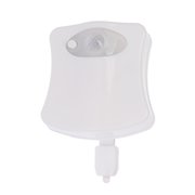  Светильник для туалета с датчиком движ., RGB, 3 Вт, IP68,  от бат. 3*AAA, белый (7098090) 