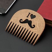  Расческа деревянная "Я люблю усы", тип 2 (3958645) 