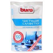  Салфетки Buro BU-Zscreen для экранов мягкая упаковка 100шт влажных 