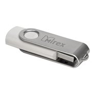  USB-флешка 16GB Mirex Swivel, USB 2.0, Белый (13600-FMUSWT16) 