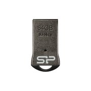  USB-флешка Silicon Power SP064GBUF2T01V1K 64GB Touch T01, USB 2.0, Черный 