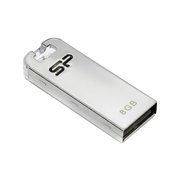  USB-флешка Silicon Power 8Gb Touch T03, USB 2.0, Нерж. сталь (SP008GBUF2T03V1F) 
