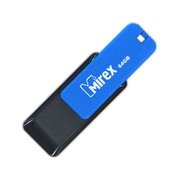  USB-флешка Mirex 13600-FMUCIB64 64GB City, USB 2.0, Синий 