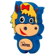 USB-флешка Mirex 8GB Horse, USB 2.0, Синий (13600-KIDBHS08) 