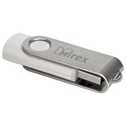  USB-флешка Mirex 13600-FMUSWT32 32GB Swivel, USB 2.0, Белый 