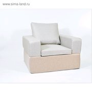  Кресло - кровать с банкеткой «Портер», размер 100 х 100 см, цвет бежевый, рогожка (4966086) 