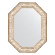  Зеркало в багетной раме, виньетка серебро 109 мм, 80x100 см (7526395) 