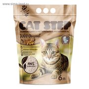  Наполнитель для кошачьих туалетов Cat Step Tofu Original 6L, растительный комкующийся (4448702) 