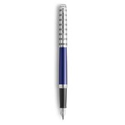  Ручка перьевая Waterman Hemisphere Deluxe (2117784) Marine Blue F перо нерж подар.кор. 