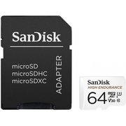  Карта памяти SanDisk SDSQQNR-064G-GN6IA microSD 64GB microSDXC Class 10 UHS-I U3 V30 High Endurance Video Monitoring Card 