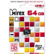  Карта памяти Mirex 13612-MC10SD64 microSD 64GB microSDXC Class 10 UHS-I 