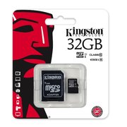  Карта памяти Kingston SDCE/32GB microSDHC 32Gb Class10 