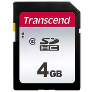  Карта памяти Transcend TS4GSDC300S SDHC 300S, 4GB UHS-I Class U1 