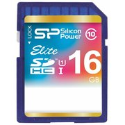  Карта памяти Silicon Power SP016GBSDHAU1V10 SD 16GB Elite SDHC Class 10 UHS-I 