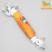  Игрушка на канате "Кукуруза" для собак, 30 см (кукуруза 14 см) (3122054) 