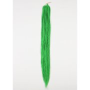  Косы для афрорезинок, 60 см, 15 прядей (CE), цвет зелёный(#F3) (5267888) 