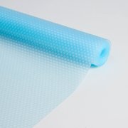  Коврик противоскользящий Доляна «Круги», 30×150 см, цвет прозрачный голубой (813294) 