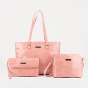  Набор сумок на молнии, цвет розовый (7435511) 