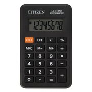  Калькулятор карманный Citizen LC-310NR черный 