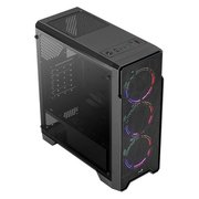  Корпус Aerocool Ore Saturn FRGB-G-BK-v1 черный без БП ATX 3x120mm 2xUSB2.0 1xUSB3.0 audio bott PSU 