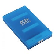  Внешний корпус для HDD/SSD AgeStar 3UBCP1-6G Sata пластик синий 2.5" 
